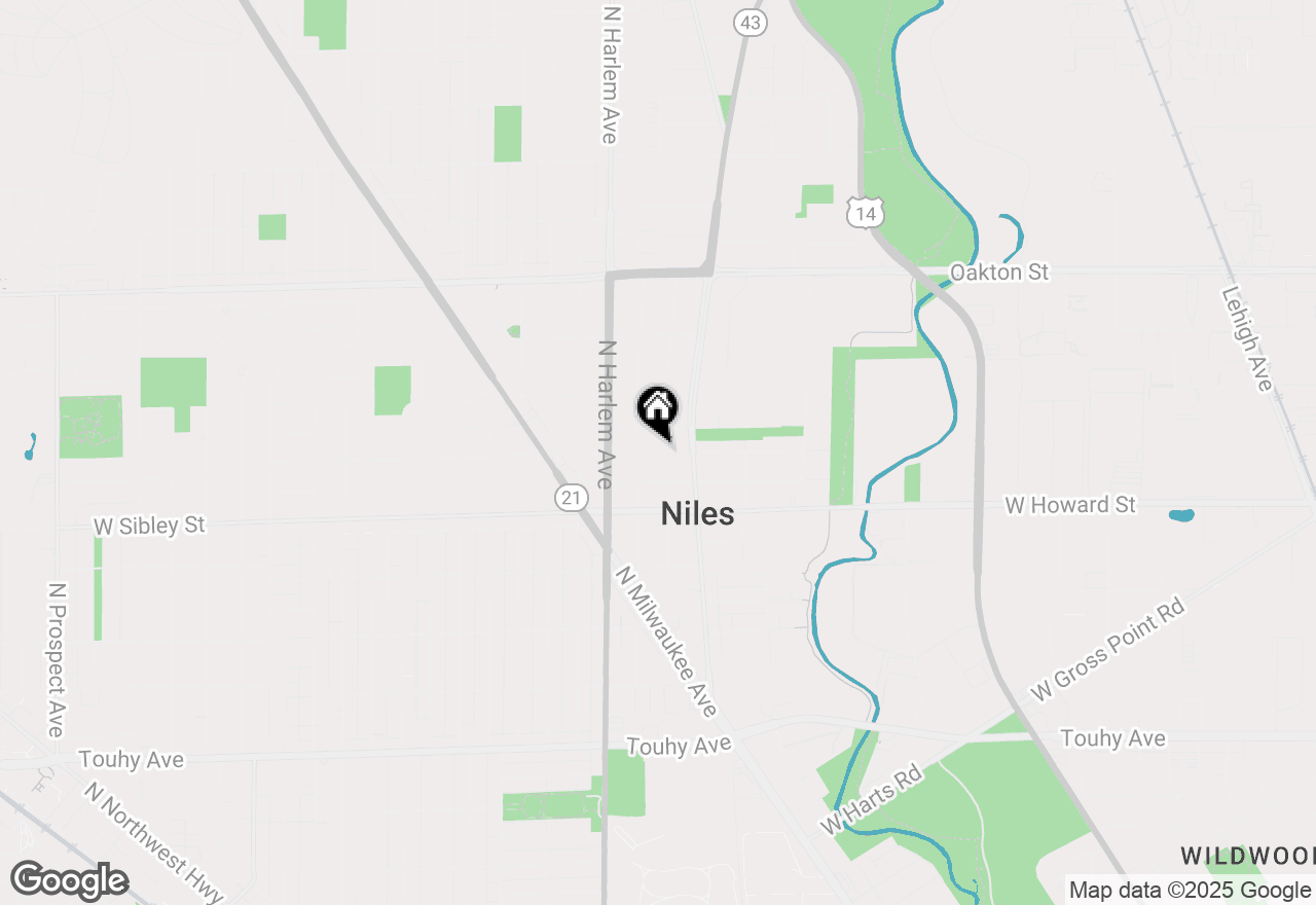 Map of 7700 N Neva Avenue, Niles, IL 60714