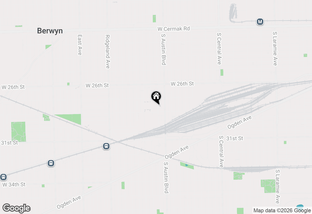 Map of 2730 S 60th Court, Cicero, IL 60804