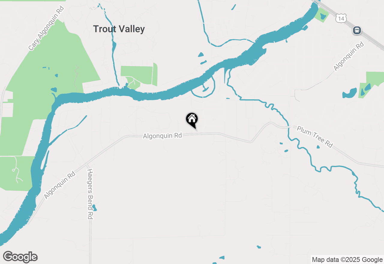 Map of 2390 Algonquin Road, Barrington Hills, IL 60010