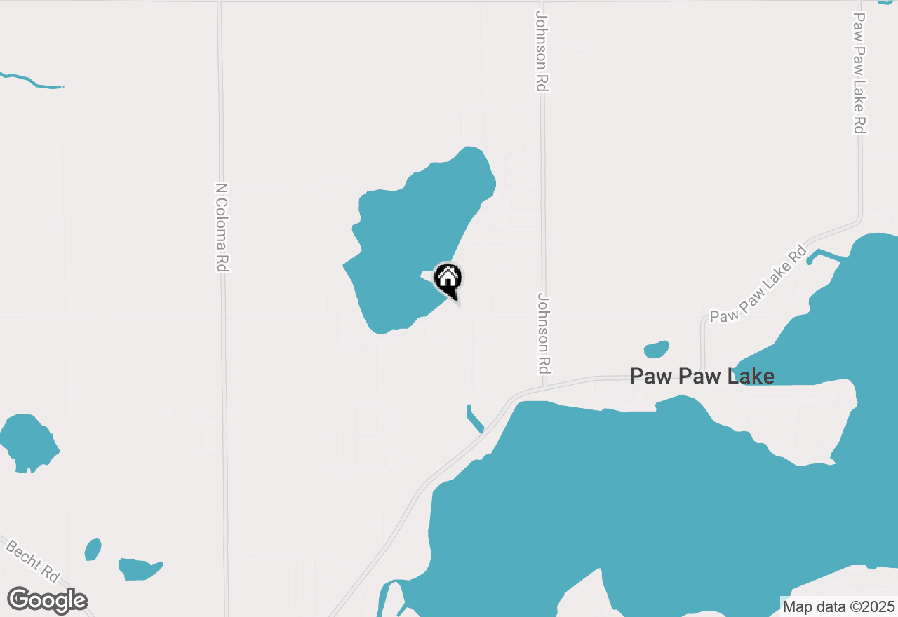 Map of 7057 Little Paw Paw Lake Road, Coloma, MI 49038