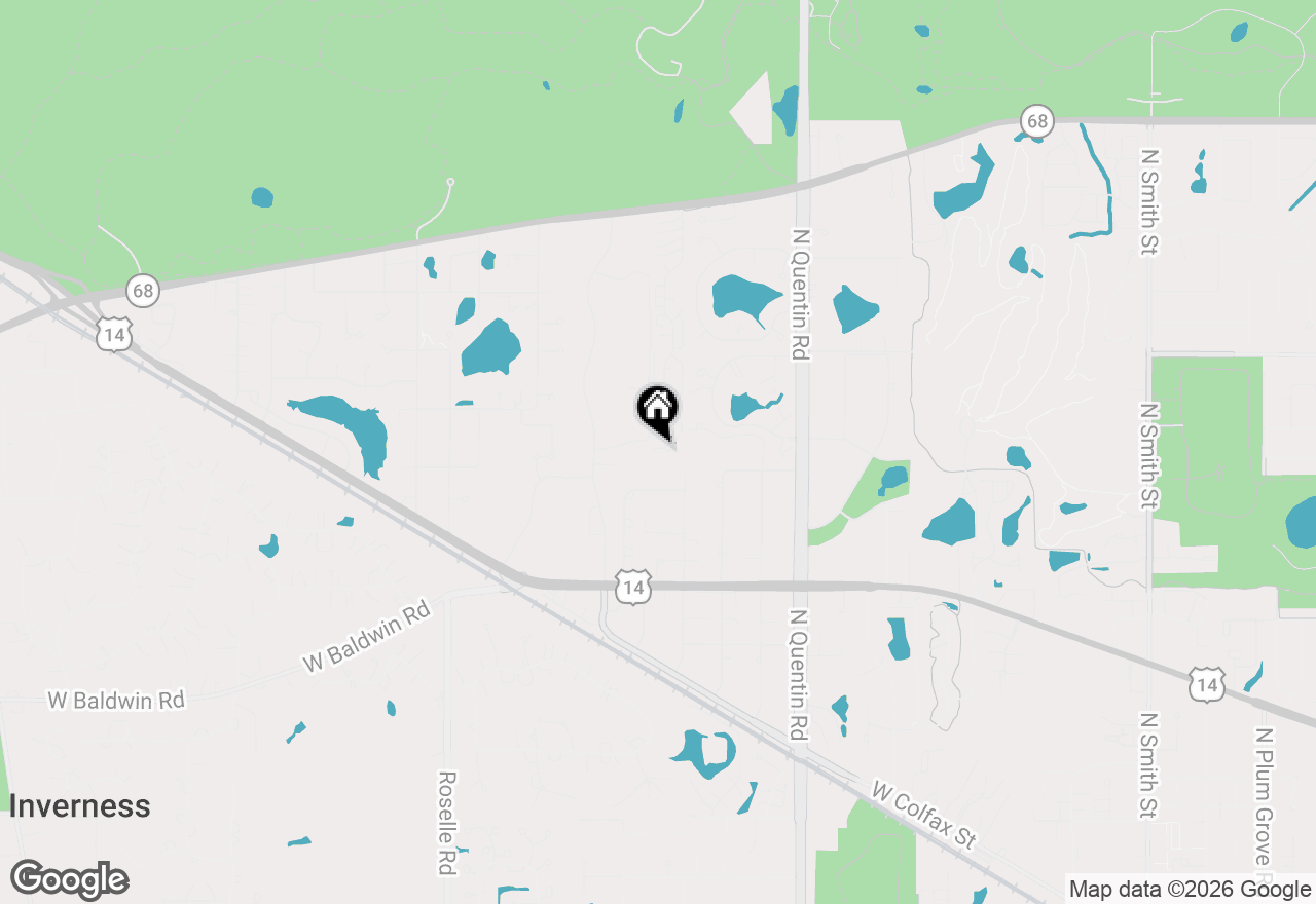 Map of 1008 N Knollwood Drive, Palatine, IL 60067