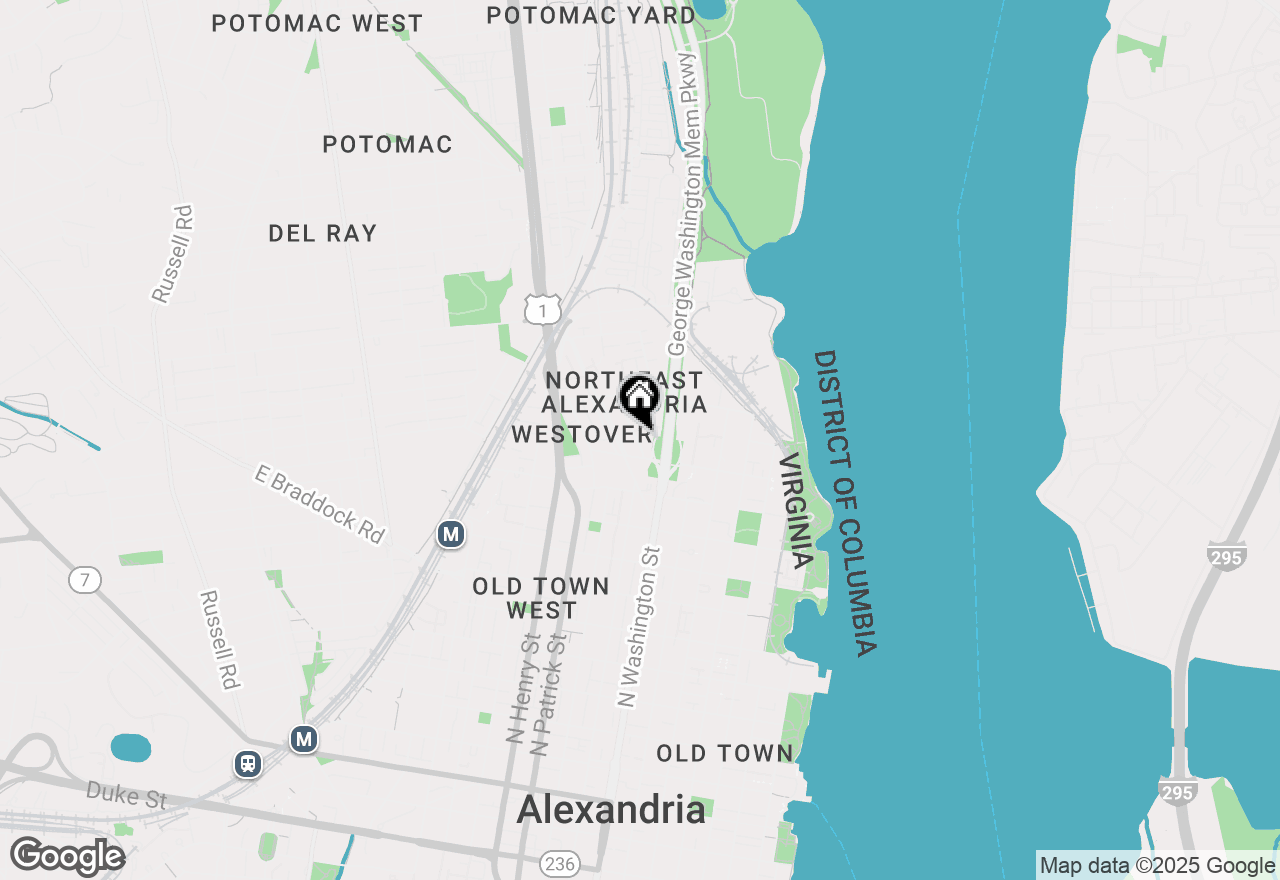 Map of 1117 Portner Road, Alexandria, VA 22314