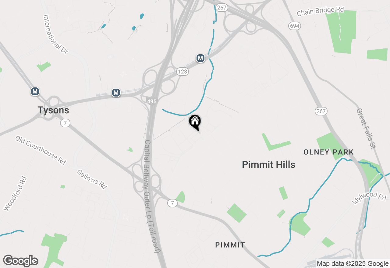 Map of 7748 Legere Court, Mclean, VA 22102