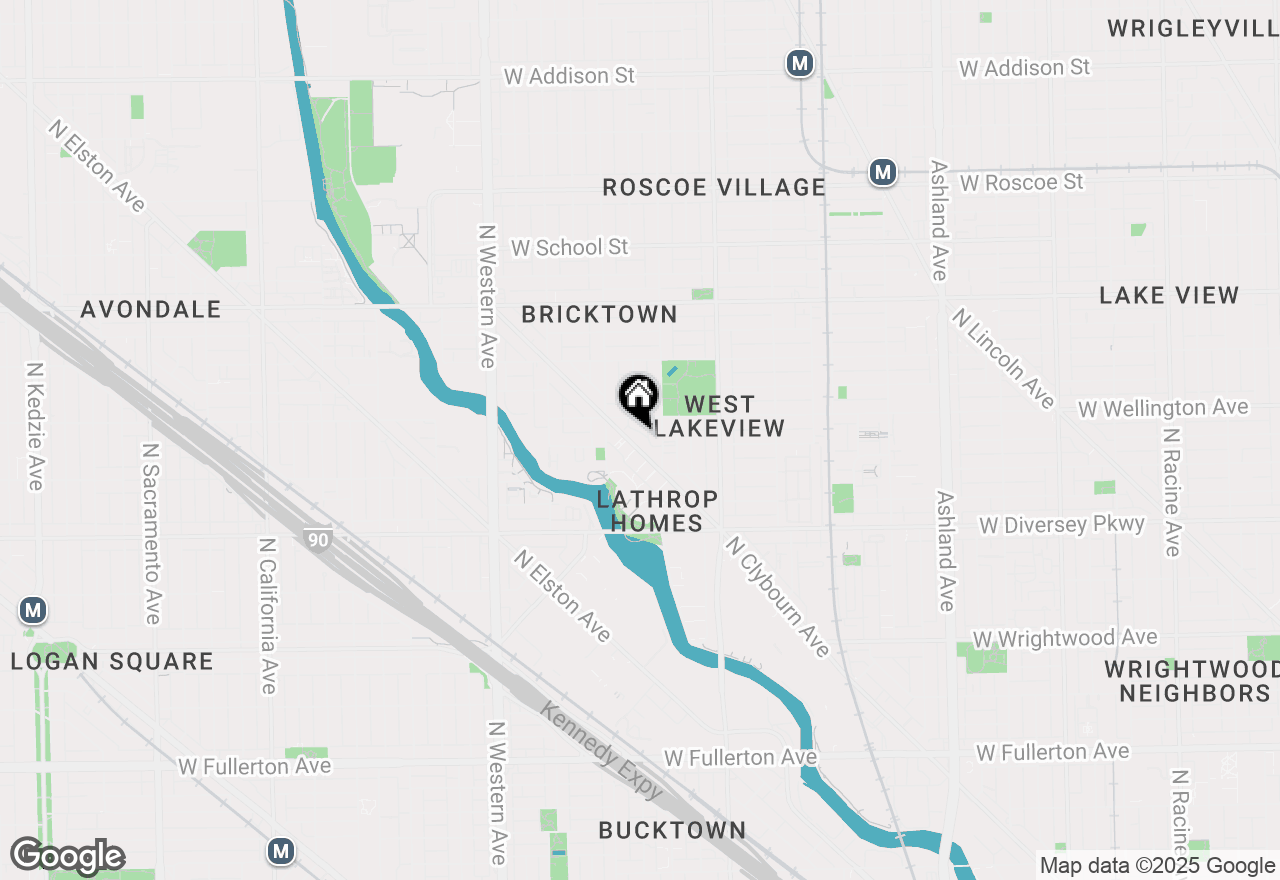 Map of 2935 N Clybourn Avenue #203, Chicago, IL 60618