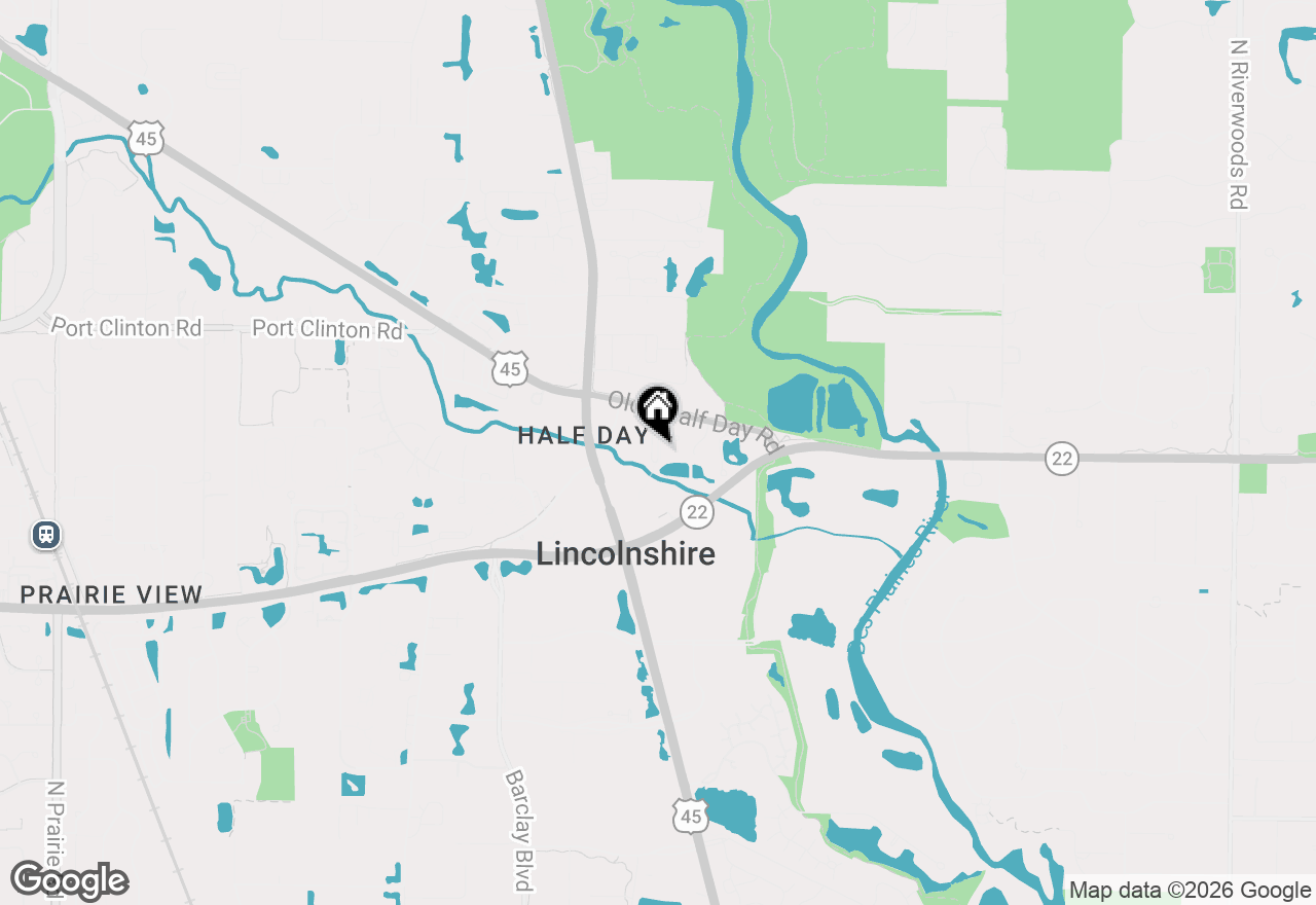 Map of 445 Village Green Parkway #304, Lincolnshire, IL 60069