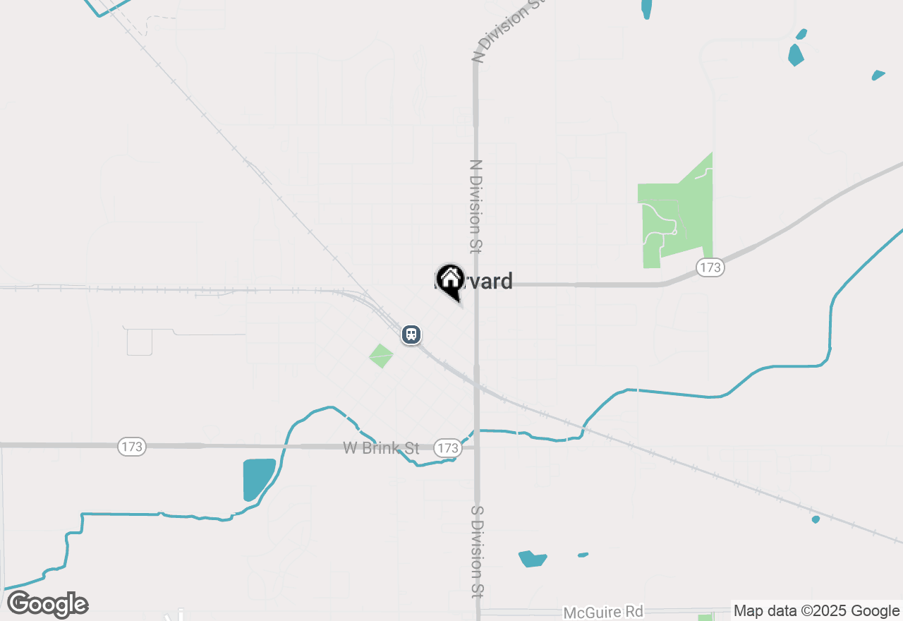 Map of 50 N Ayer Street, Harvard, IL 60033