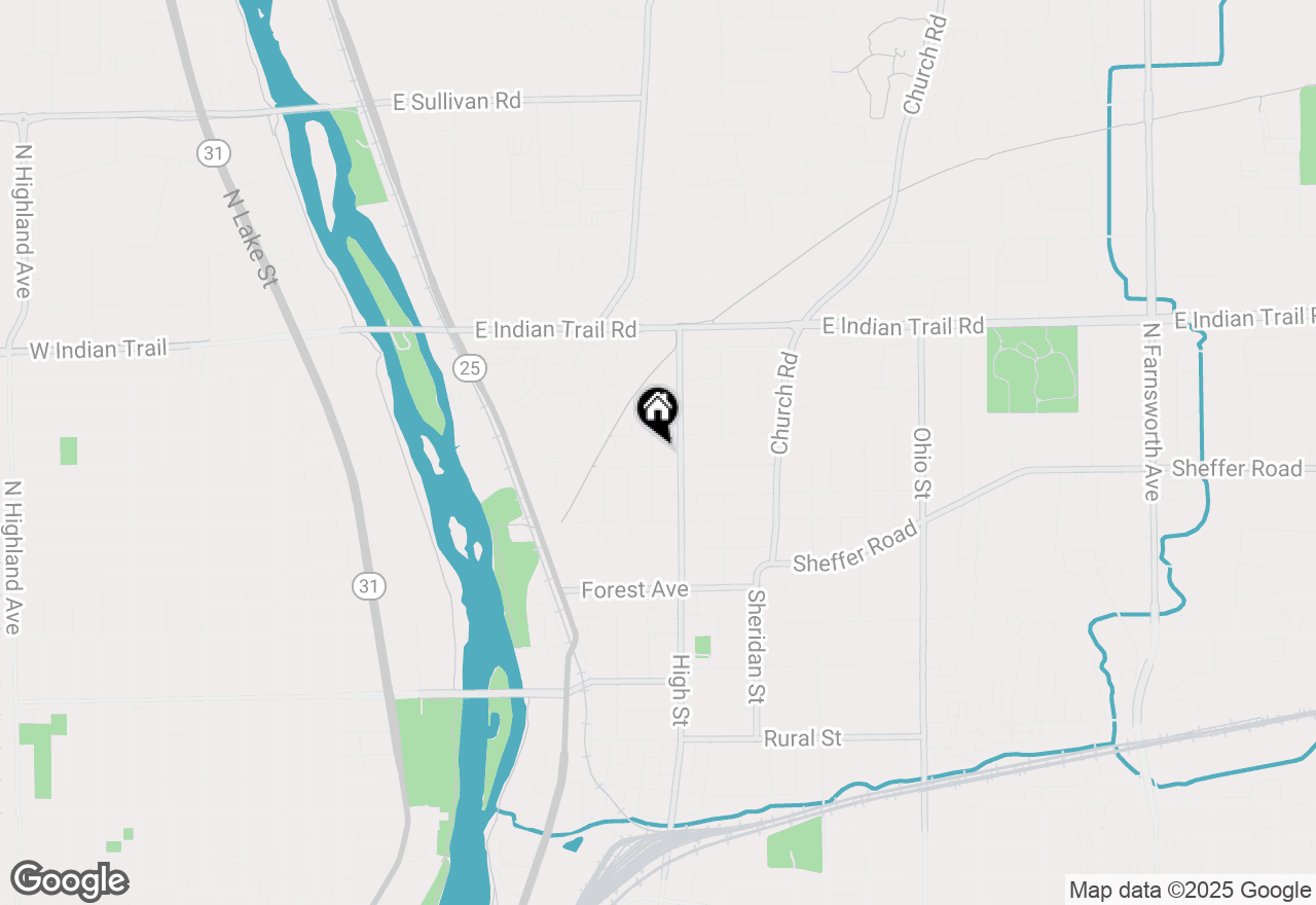 Map of 1009 Assell Avenue, Aurora, IL 60505