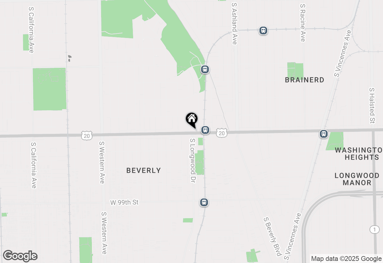 Map of 1840 W 95th Street, Chicago, IL 60643