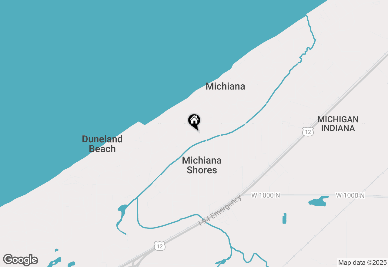 Map of 3809 Manuawa Trail, Michiana Shores, IN 46360