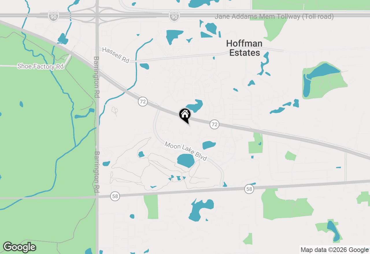 Map of 1666 Cornell Drive, Hoffman Estates, IL 60169