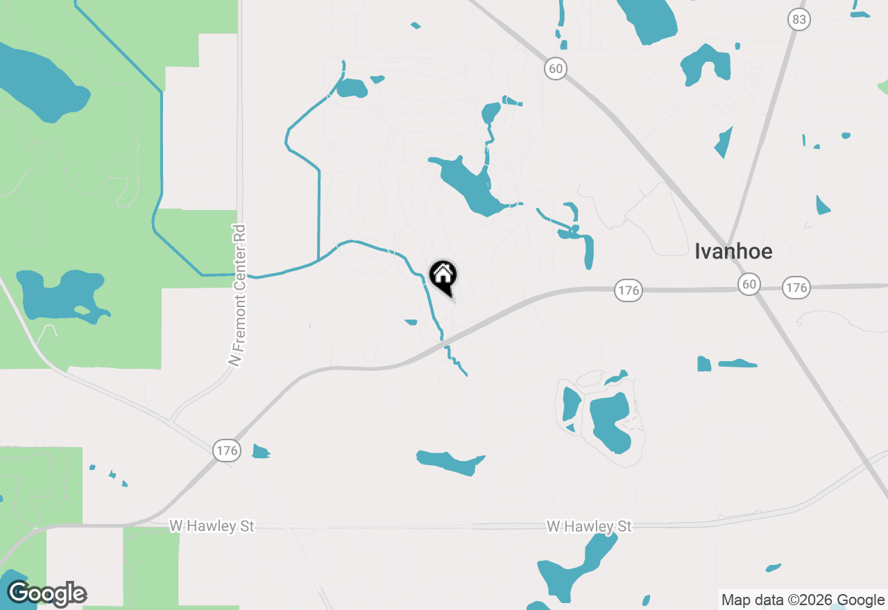 Map of 21855 W Murfield Court, Ivanhoe, IL 60060