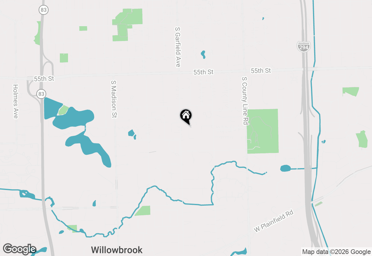 Map of 5810 Giddings Avenue, Hinsdale, IL 60521