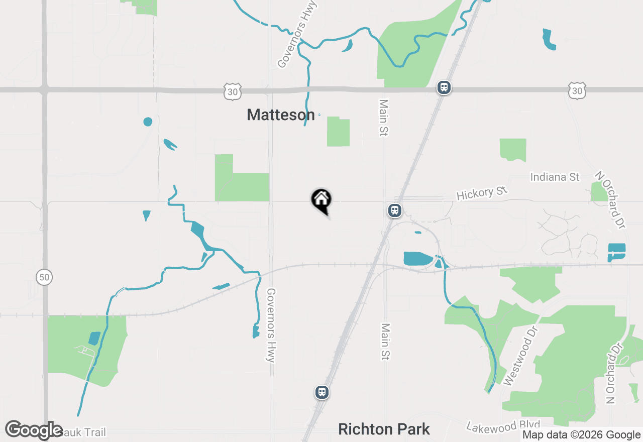 Map of 3812 216th Street, Matteson, IL 60443