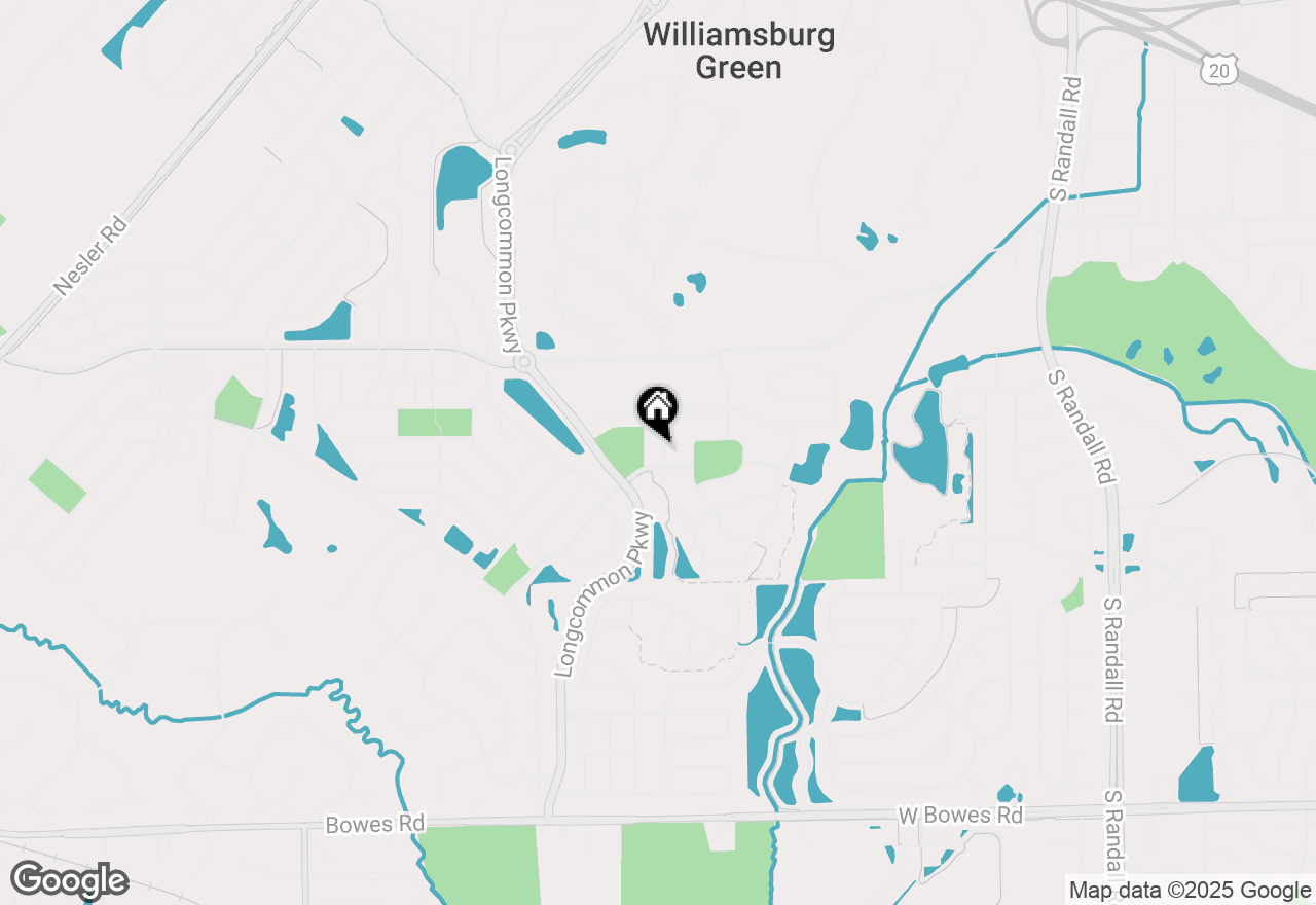 Map of 2896 Killarny Drive, Elgin, IL 60124