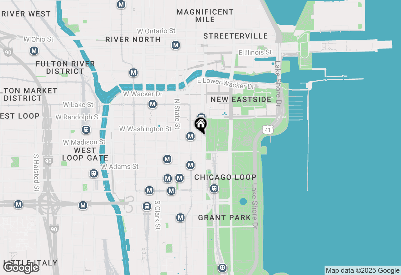 Map of 6 N Michigan Avenue #1901, Chicago, IL 60602
