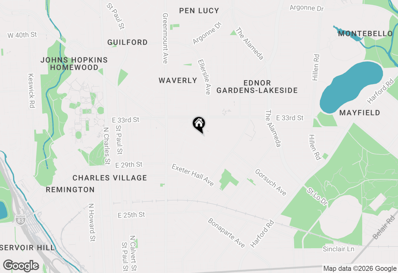 Map of 811 Gorsuch Avenue, Baltimore, MD 21218