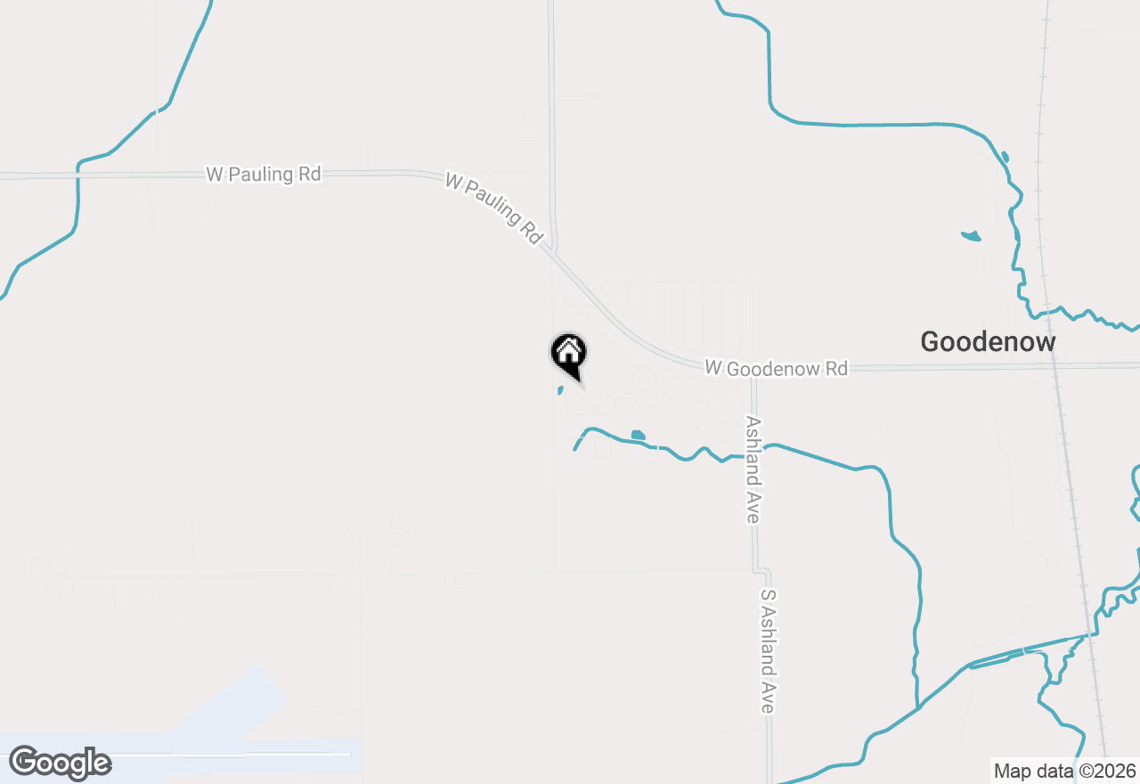 Map of 33 Drake Lane, Beecher, IL 60401