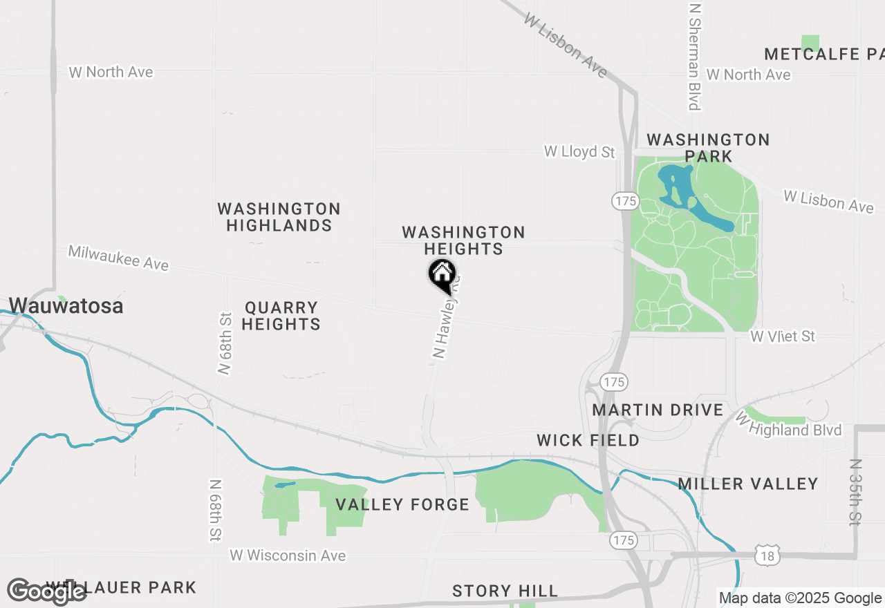 Map of 1427 N Hawley Rd, Milwaukee, WI 53208