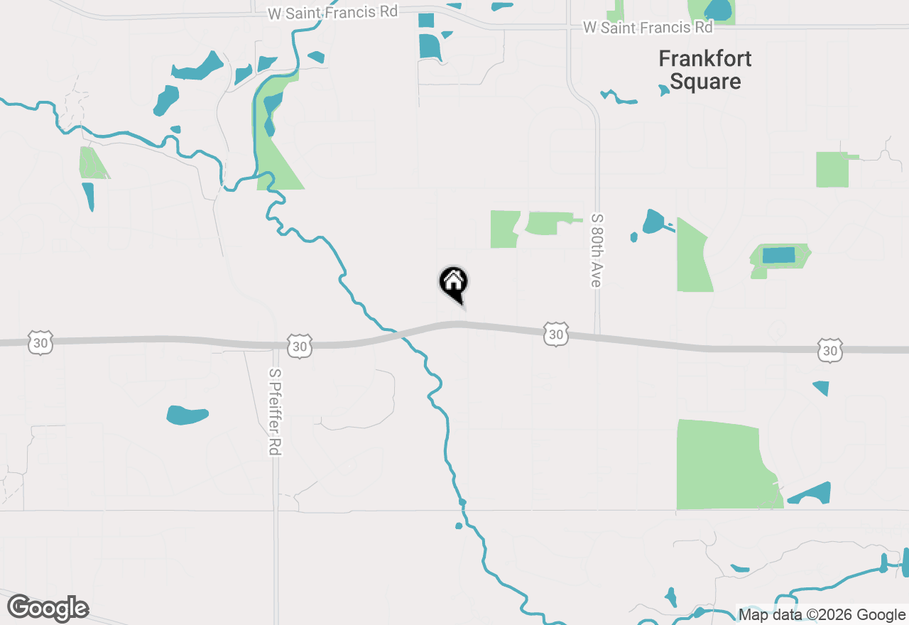 Map of 8344 W Lincoln Highway #8344, Frankfort, IL 60423