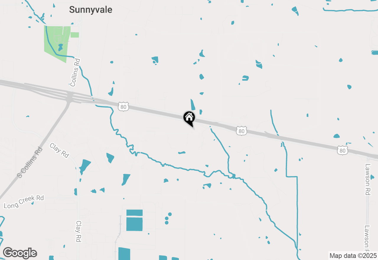 Map of 525 Long Creek Road, Sunnyvale, TX 75182