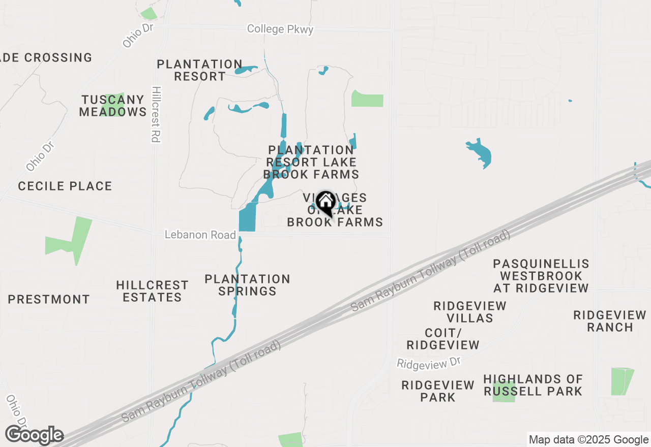 Map of 11990 Cobblestone Drive, Frisco, TX 75035