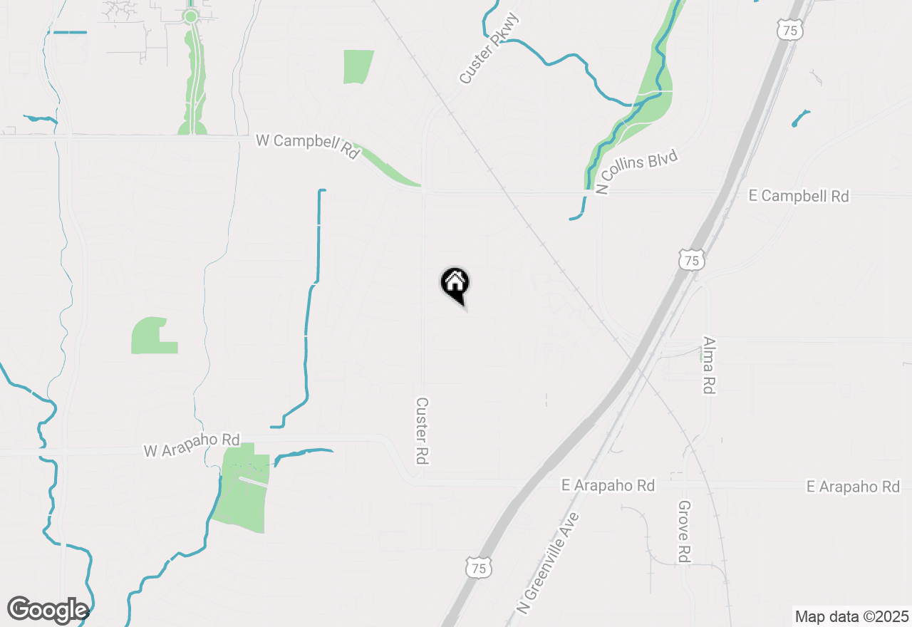 Map of 429 Melrose Drive, Richardson, TX 75080