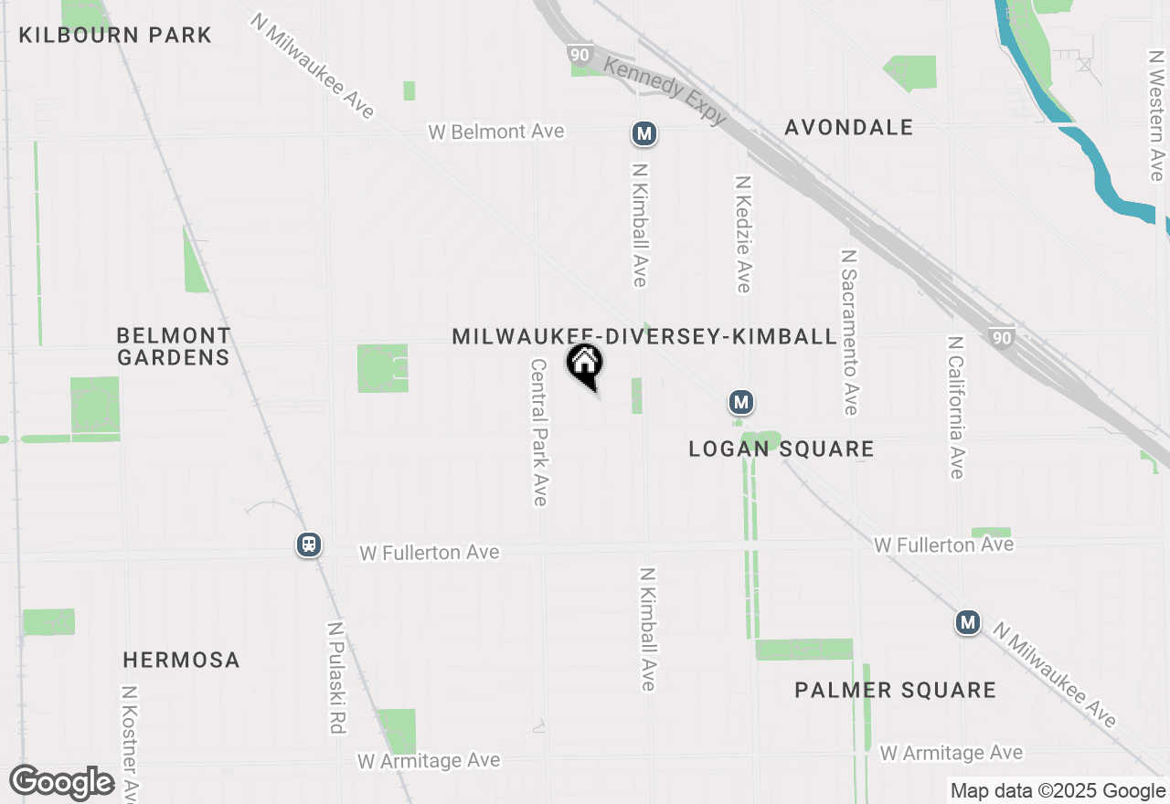 Map of 2650 N St Louis Avenue #3, Chicago, IL 60647