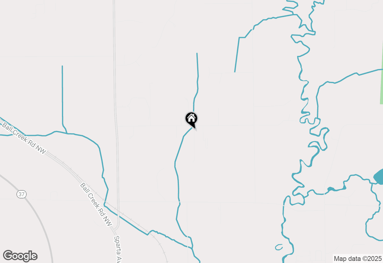 Map of 1170 16 Mile Road Nw, Kent City, MI 49330