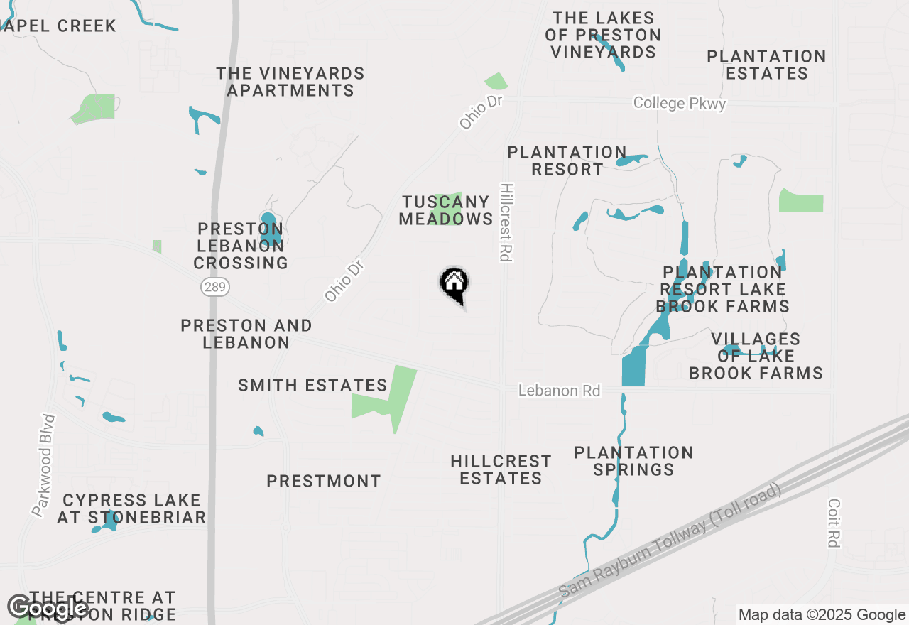 Map of 10207 Cecile Drive, Frisco, TX 75035
