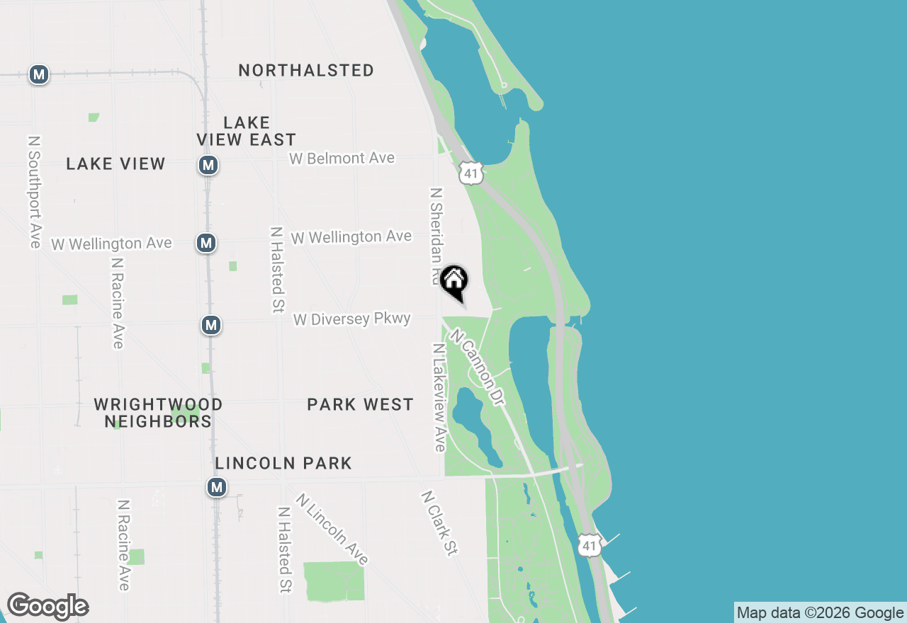 Map of (Address confidential), Chicago, Illinois 60657