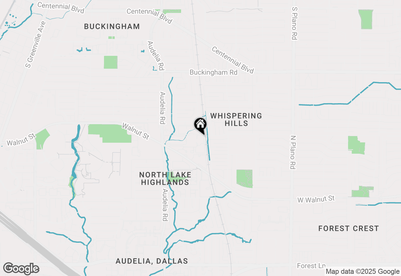 Map of 9839 Walnut St #T110, Dallas, TX 75243