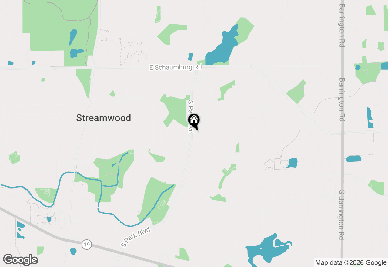 Map of 315 S Park Boulevard, Streamwood, IL 60107