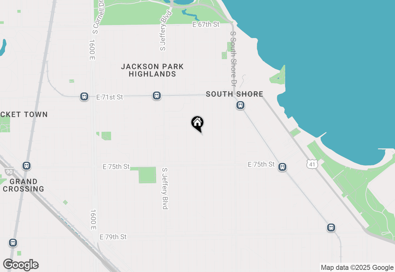 Map of 7316 S Paxton Avenue, Chicago, IL 60649