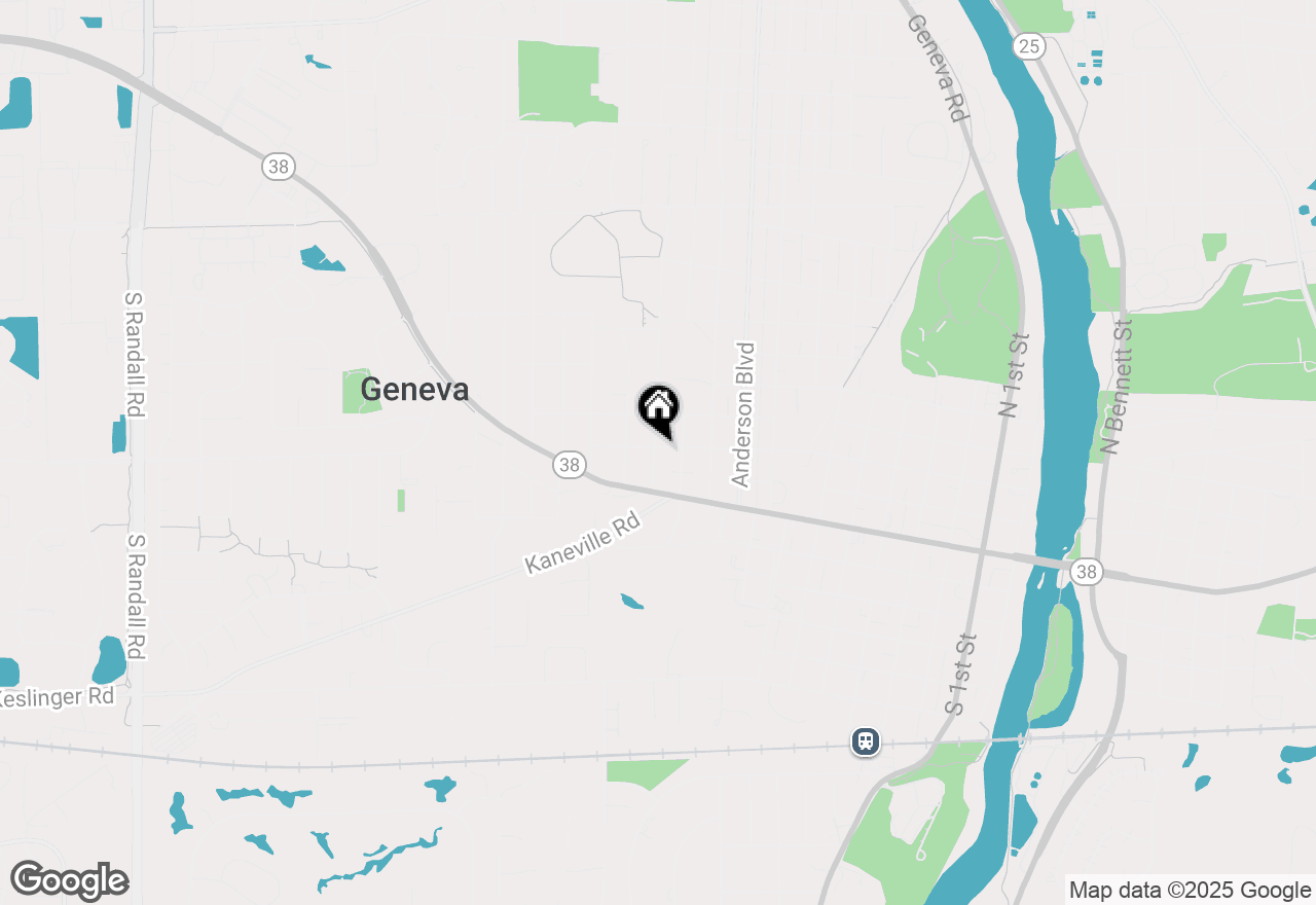 Map of 127 Logan Avenue, Geneva, IL 60134