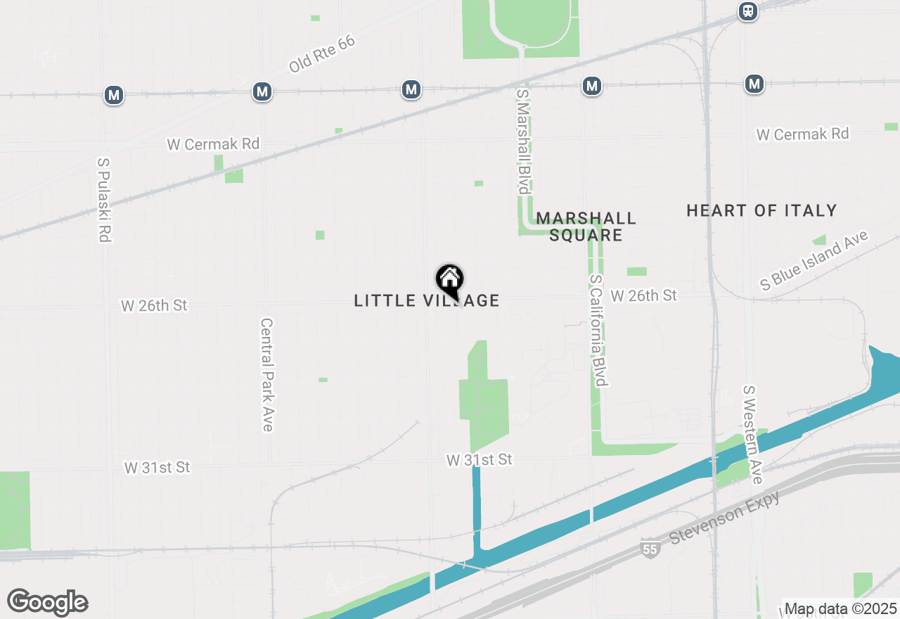 Map of 2611 S Troy Street #1, Chicago, IL 60623