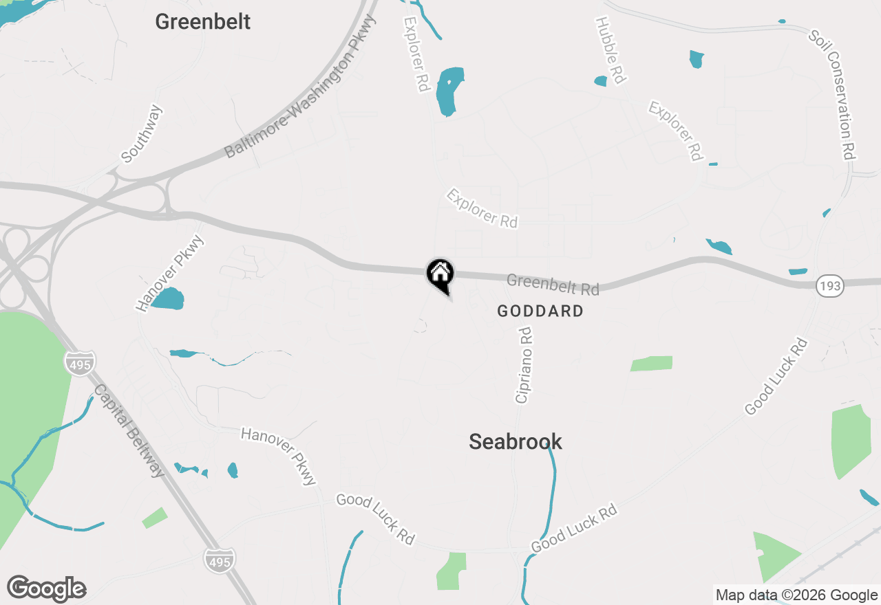 Map of 8419 Greenbelt Road #101, Greenbelt, MD 20770