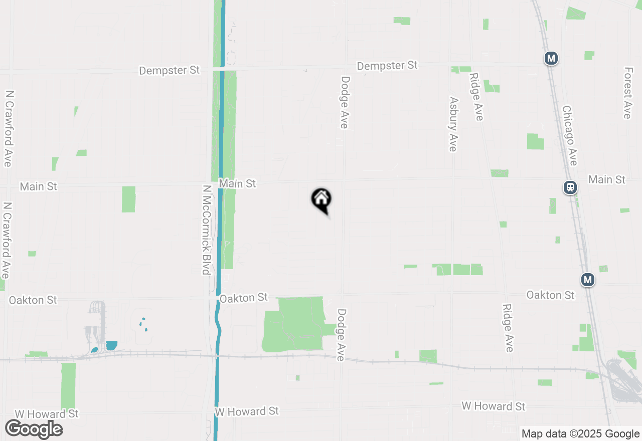 Map of 730 Brown Avenue, Evanston, IL 60202