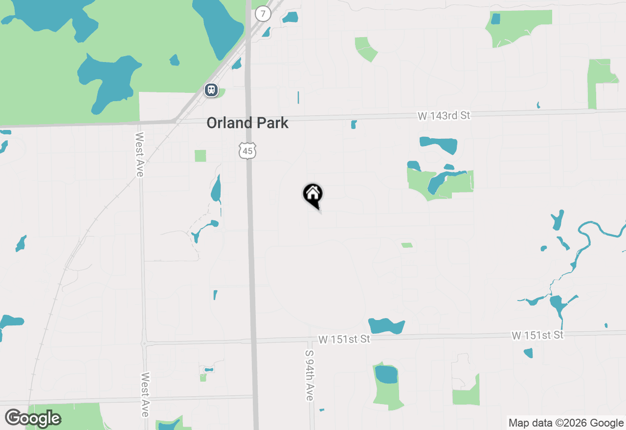 Map of 14639 S 94th Avenue, Orland Park, IL 60462