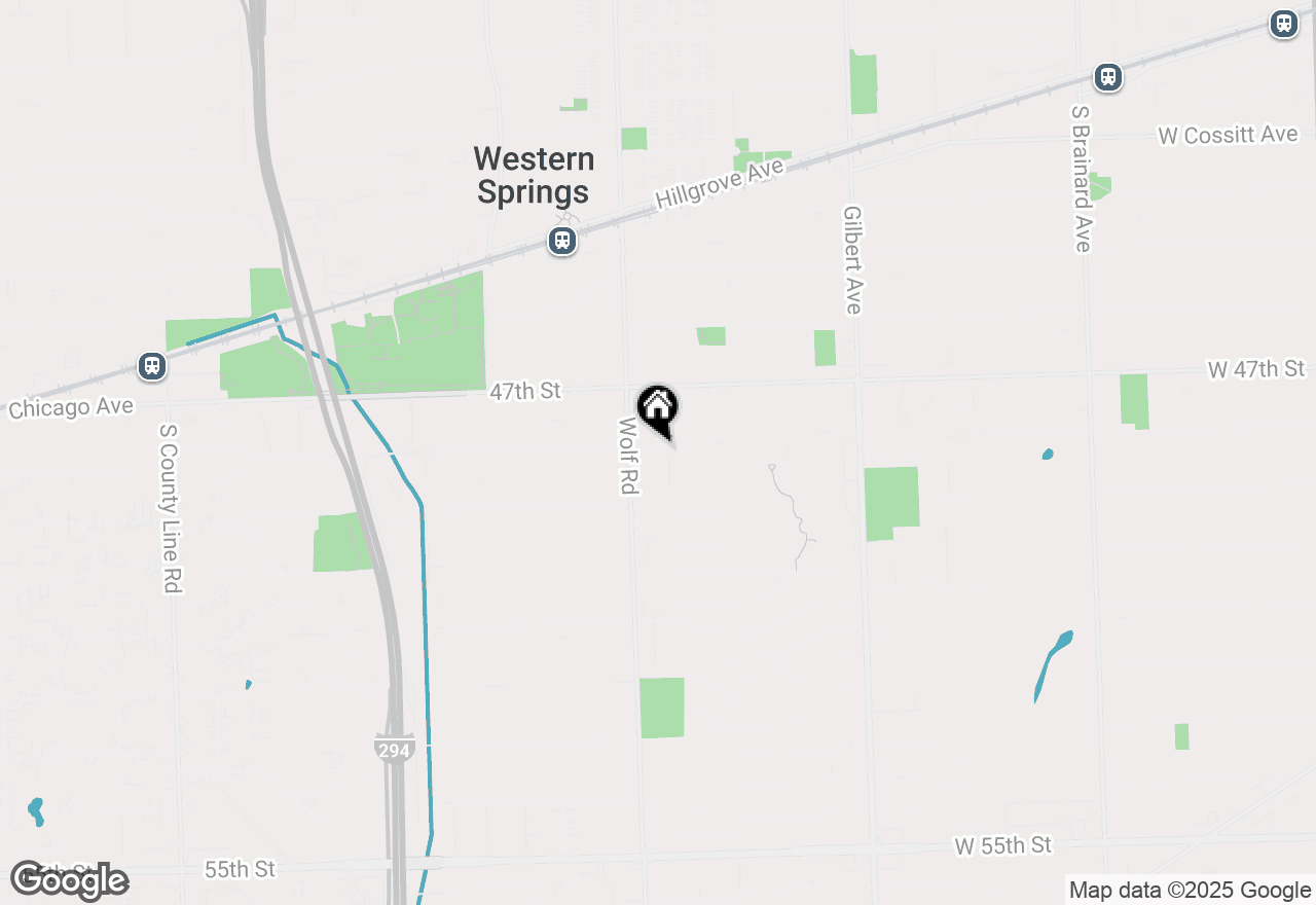 Map of 4800 Johnson Avenue, Western Springs, IL 60558