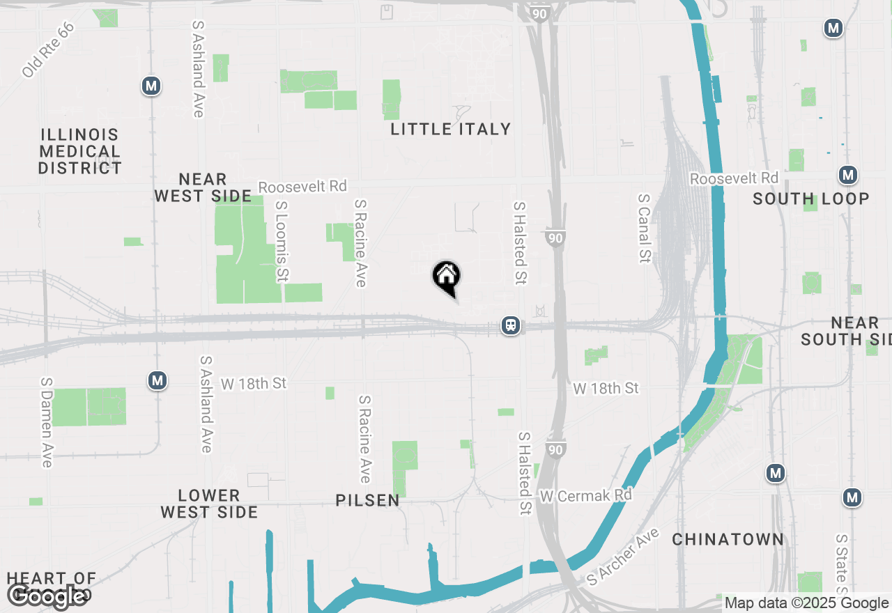 Map of 1001 W 15th Street #331, Chicago, IL 60608