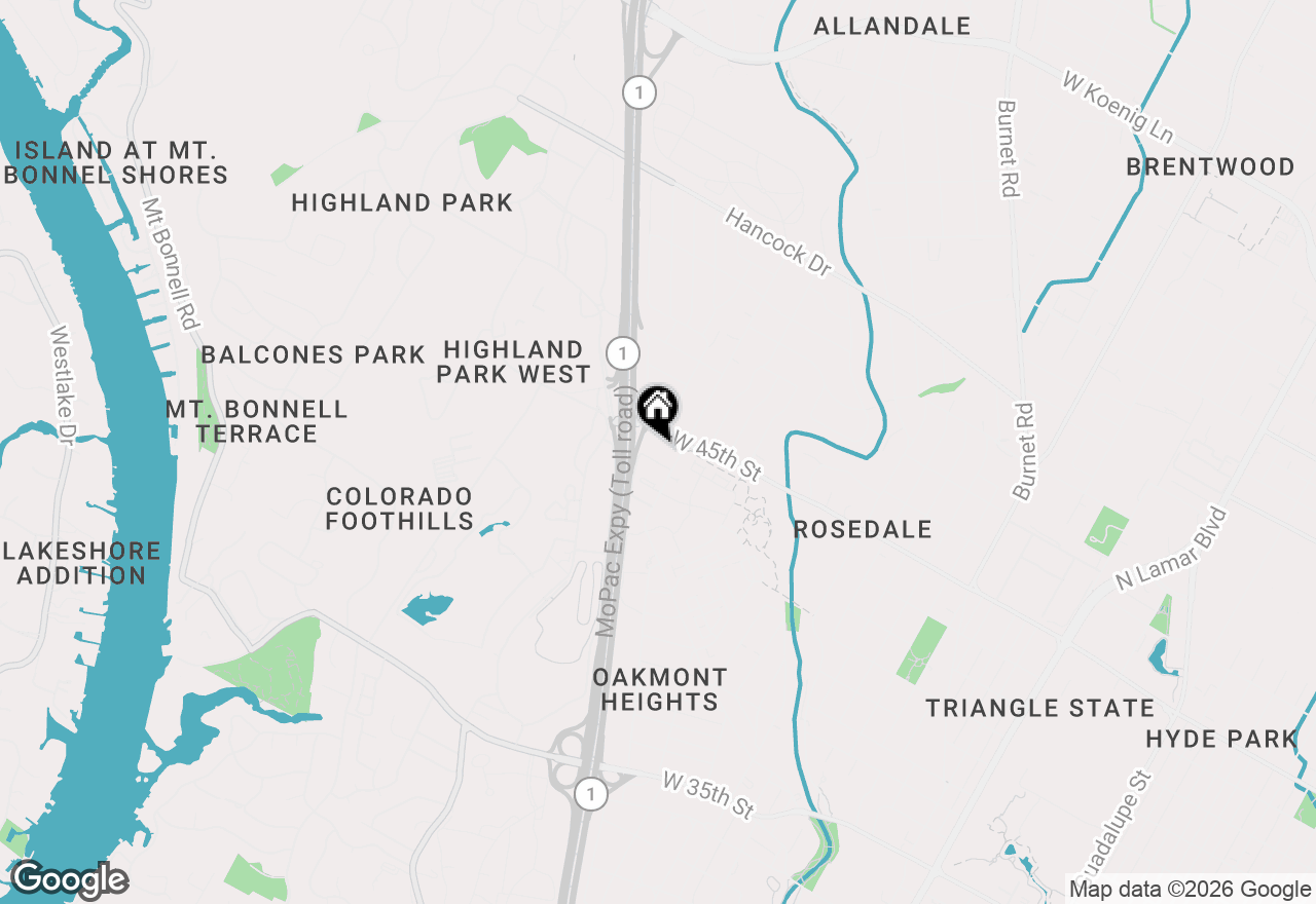 Map of 2806 W 44th St #A, Austin, TX 78731