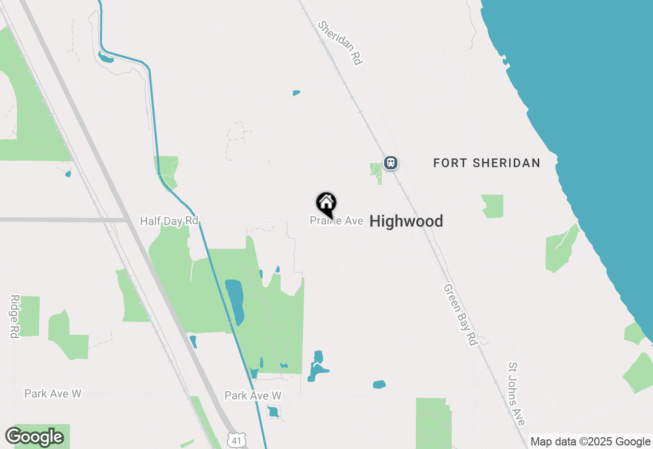 Map of 307 Prairie Avenue, Highwood, IL 60040