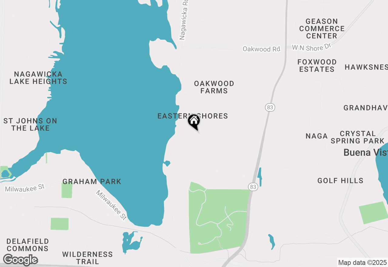 Map of 1450 Weber Ct, Hartland, WI 53029