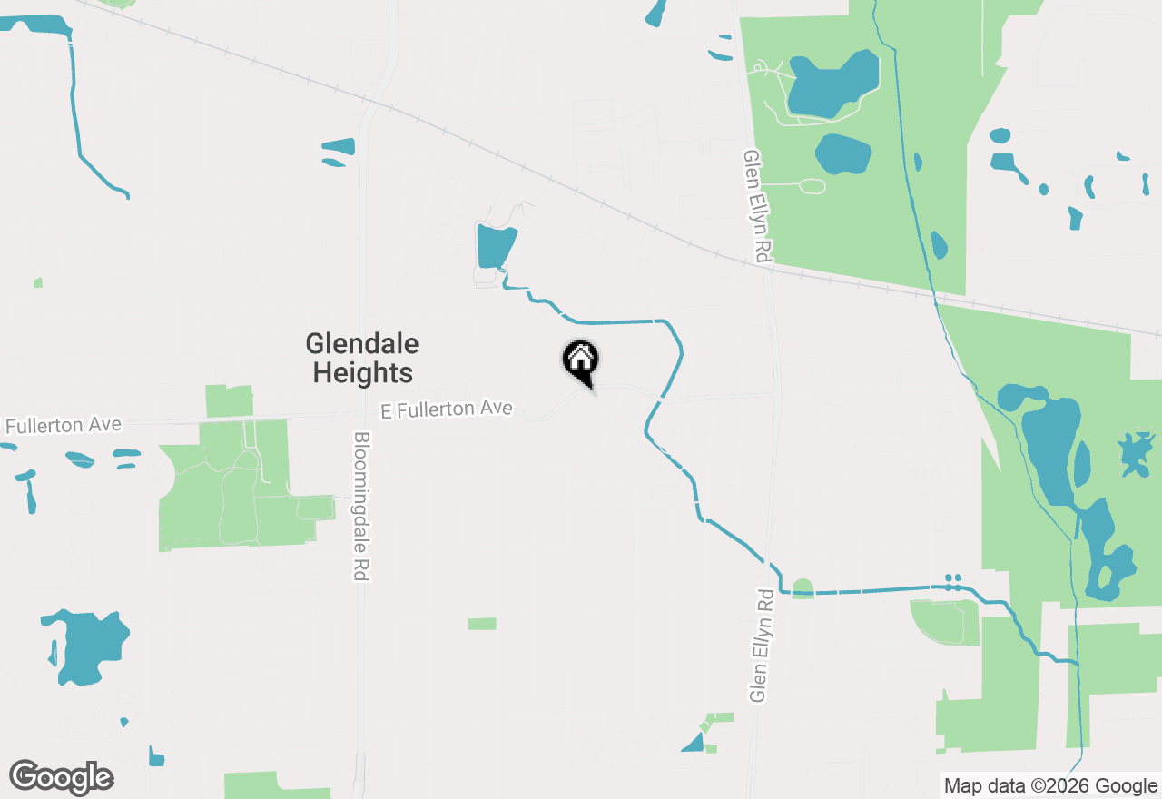 Map of 413 E Fullerton Avenue, Glendale Heights, IL 60139