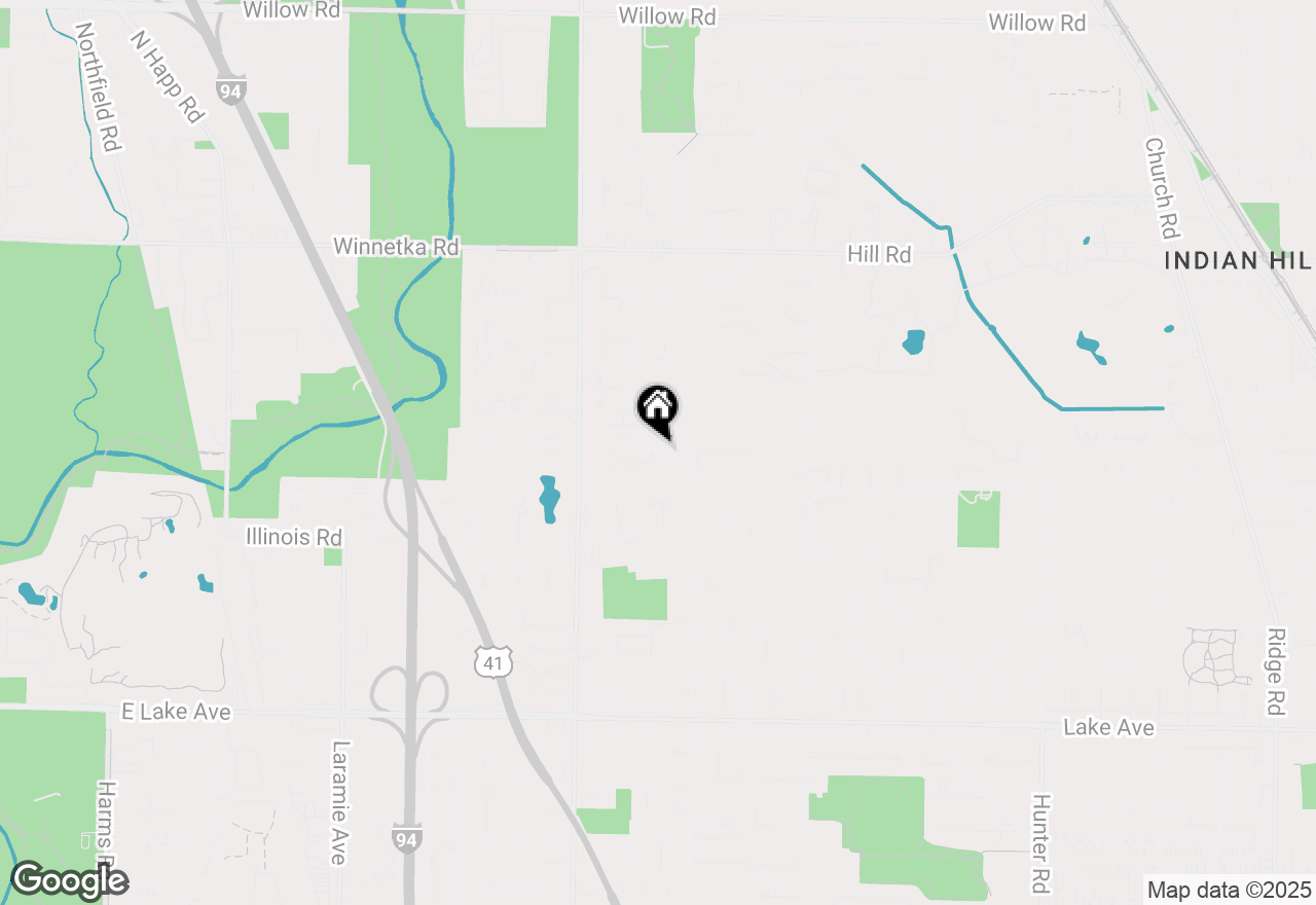 Map of 94 Woodley Road, Winnetka, IL 60093