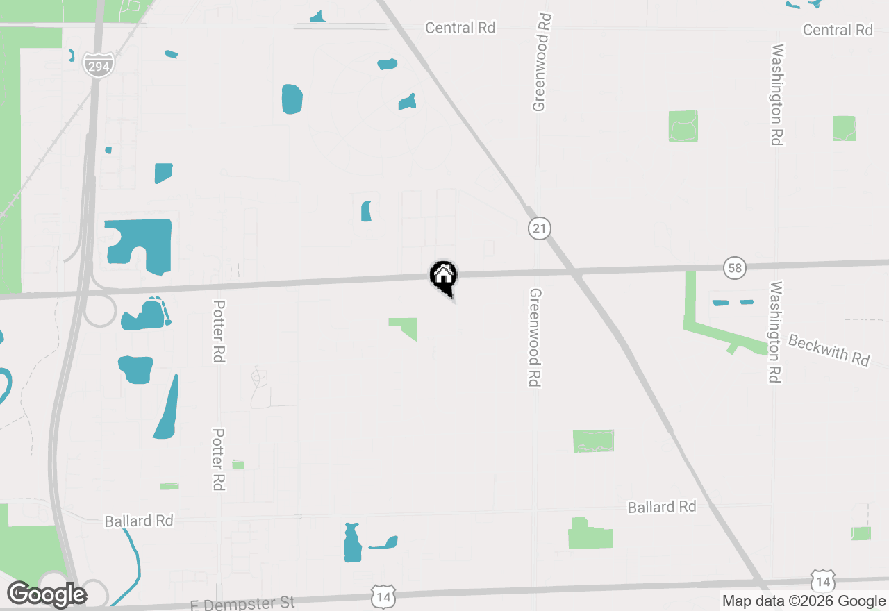 Map of 8809 W Golf Road #7F, Niles, IL 60714