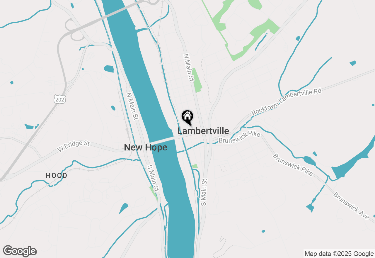 Map of 17 N Union Street, Lambertville, NJ 08530