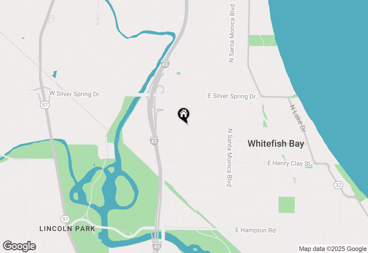 Map of 5410 N Mohawk Ave, Glendale, WI 53217