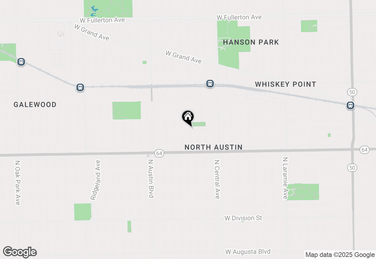 Map of 1721 N Menard Avenue, Chicago, IL 60639