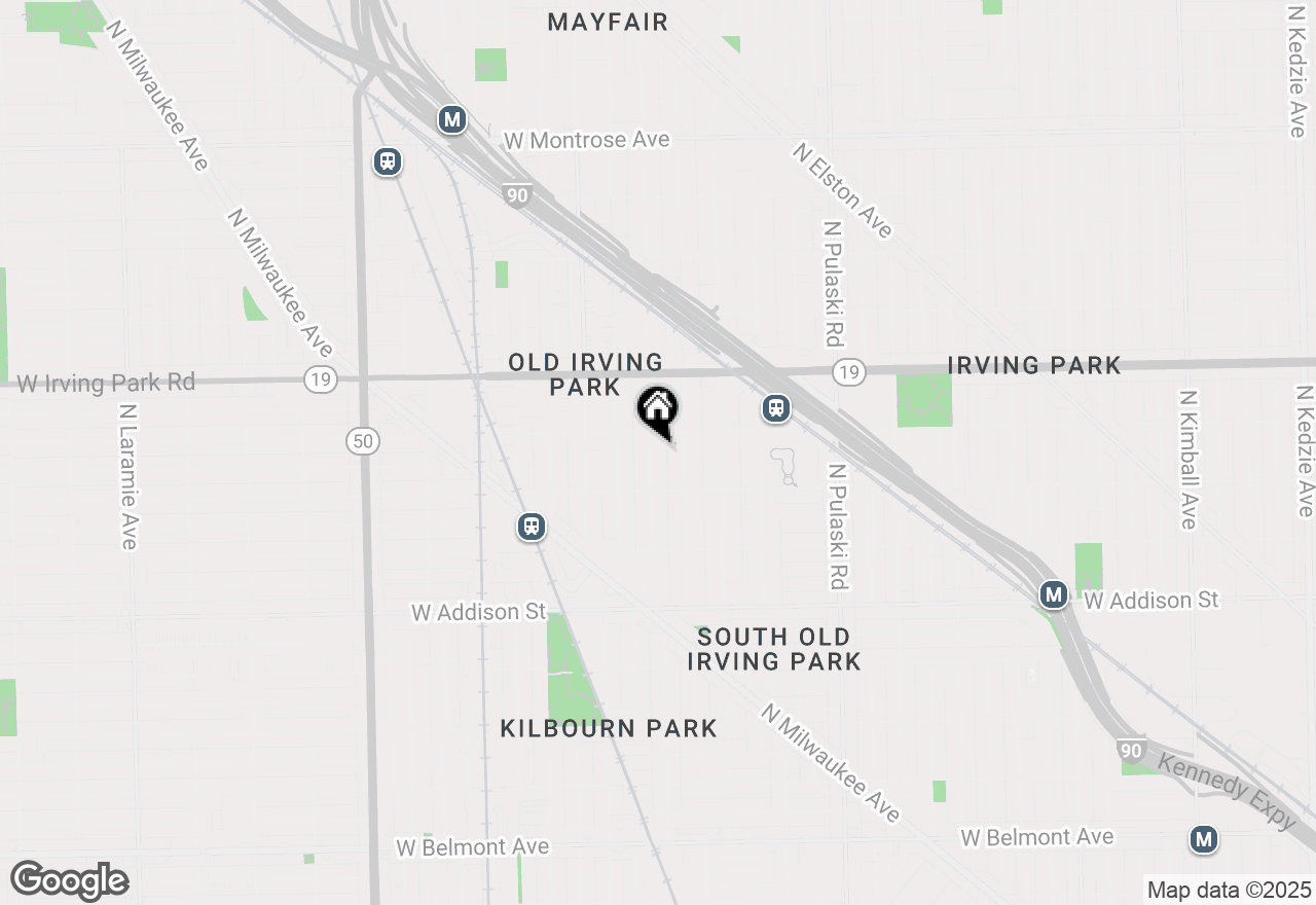 Map of 3839 N Kildare Avenue, Chicago, IL 60641